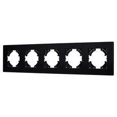 Изображение Рамка пластиковая FRM-PERIO-PL-5-BK (Arlight, -)